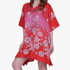 Miss Lavish London Kaftan Dress Or Swim Cover Teens To Women NWT Size S 4-6